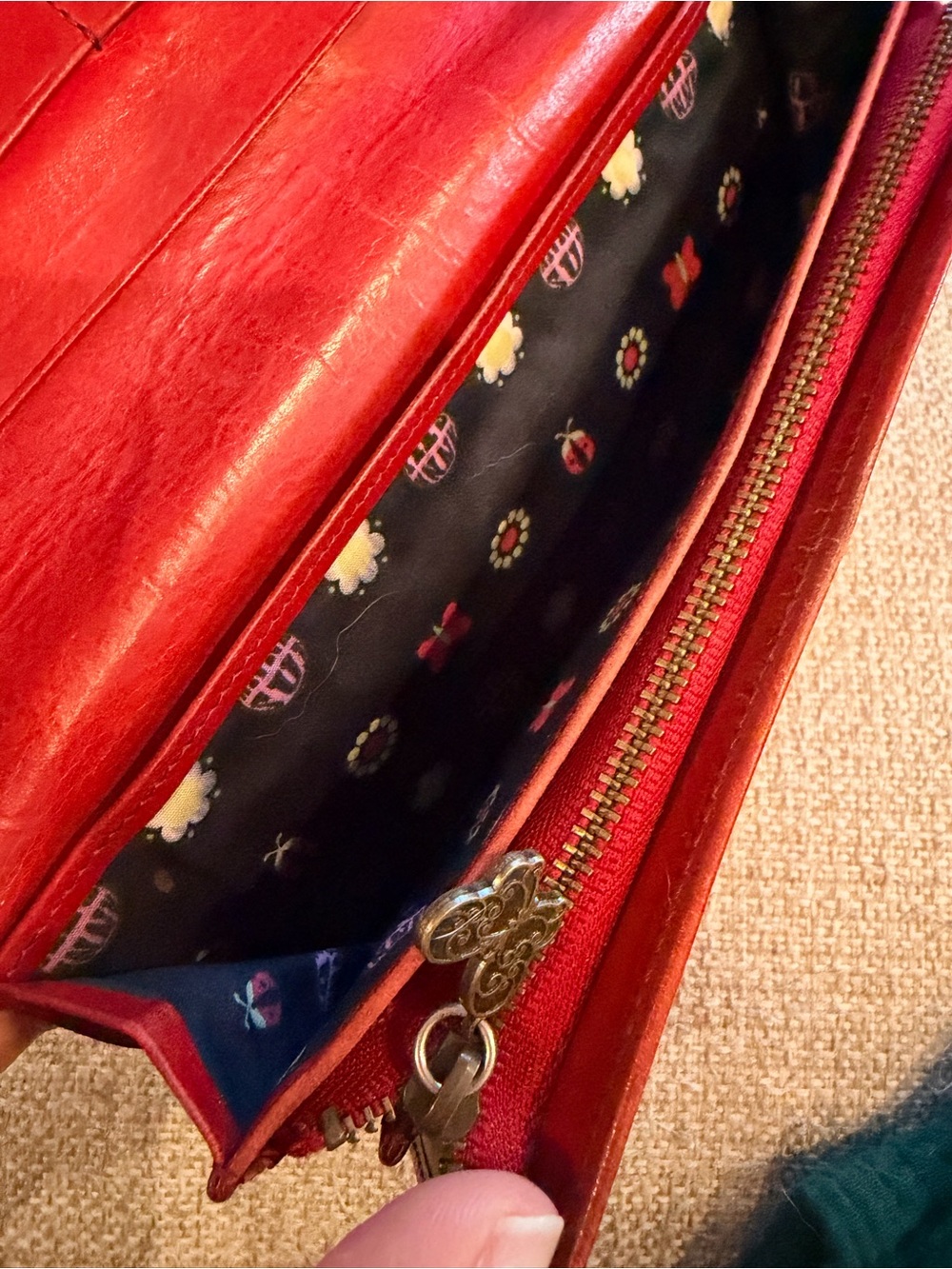 Anna Sui Butterfly Leather Wallet - Picture 4 of 8